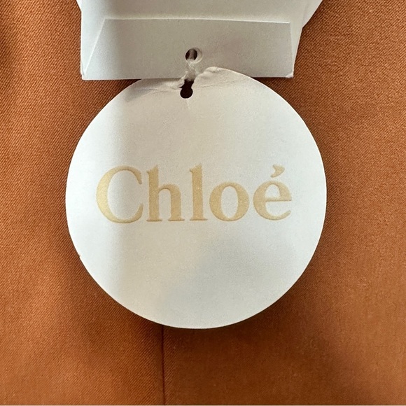 Chloe Women’s Tangerine Trousers Pants New with Tags Size 38 US Medium - Picture 7 of 10